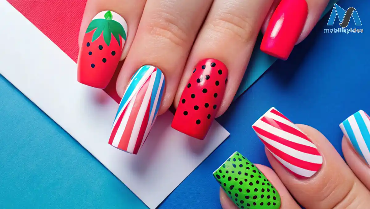 Fruit nail designs